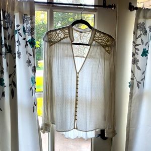 Free People Sheer Blouse